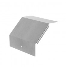 Крышка угла вертикального внешнего 90 градусов Профи INOX (AISI 304) 200х100 (1,0 мм)  PR16.16729  Промрукав