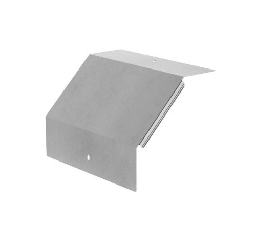 Крышка угла вертикального внешнего 90 градусов Профи INOX (AISI 304) 300х100 (1,0 мм)  PR16.16730  Промрукав