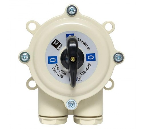 Пакетный выключатель ПВ 3-16 М1 пл. IP56 EKF PROxima  pv-3-16-4  EKF