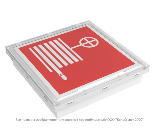 Световой указатель аварийного освещения светодиодный BS-VETERIS-10-S1-ELON 3,9Вт универсальный встраиваемый  a21738  Белый свет