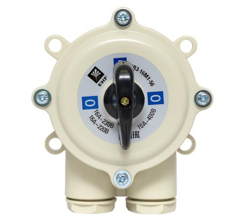 Пакетный выключатель ПВ 3-16 М1 пл. IP56 EKF PROxima  pv-3-16-4  EKF