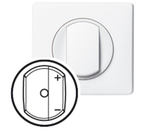Celiane Белый Накладка светорегулятора PLC/ИК (мех.67210)  068075  Legrand