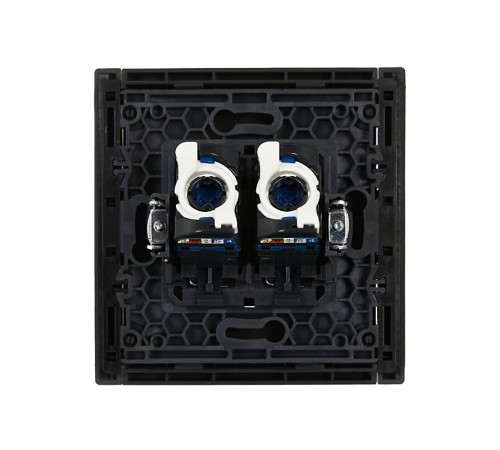 FORTE&PIANO Розетка комп. 2-ая RJ45 кат.6 FP334 серый  FP-K20-2-K03  IEK