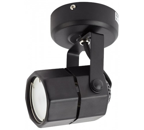 Светильник трековый OL2 GU10 BK накладной, черный  Б0044260  ЭРА