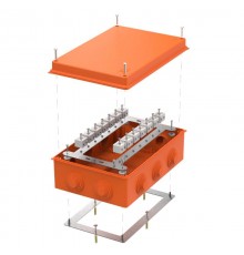 Коробка огнестойкая для о/п 40-0330-FR6.0-28 Е15-Е120 RAL2004 260х175х90 (7 шт/кор)  40-0330-FR6.0-28  Промрукав