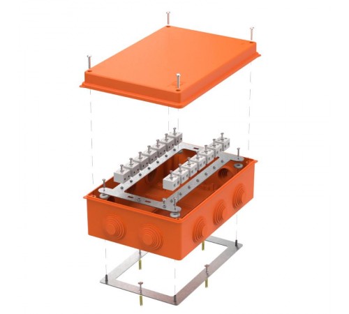 Коробка огнестойкая для о/п 40-0330-FR6.0-28 Е15-Е120 RAL2004 260х175х90 (7 шт/кор)  40-0330-FR6.0-28  Промрукав