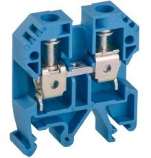 Клемма винтовая КВИ-6мм2 синяя  YZN30-006-K07  IEK