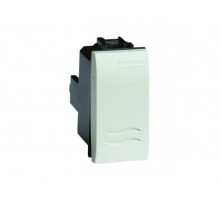 Brava слоновая кость Выключатель 16А 1 мод.  75001S  DKC