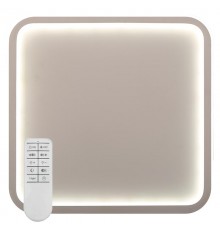 Светильник светодиодный управляемый с пультом 80W, Max. 5600Lum, 3000К-6500K, IP20, белый AL5840 SQUARE  41692  FERON