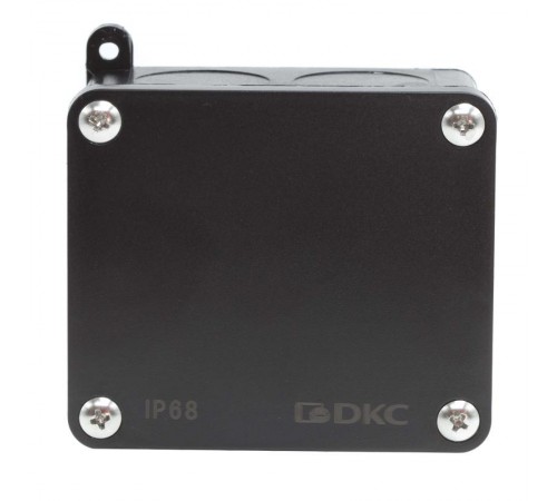 Коробка индустриальная 89х86х46 мм, IP68 с гладкими стенками, черная  P68M2514  DKC