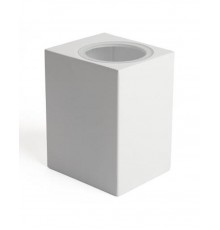 Светильник садово-парковый, 230V GU10, DH050 , белый (на стену)  48326  FERON