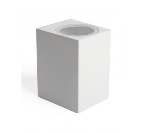 Светильник садово-парковый, 230V GU10, DH050 , белый (на стену)  48326  FERON