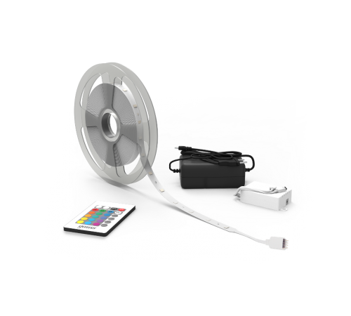 Лента светодиодная Basic в комплекте LED 5050/30 12V 6W/m 390lm/m RGB 10mm IP20 5m 1/50  BT012  Gauss