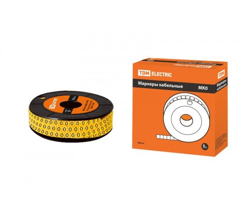 Маркер МК0 - 1,5мм символ "0" 1000шт/ролл  SQ0511-0001  TDM