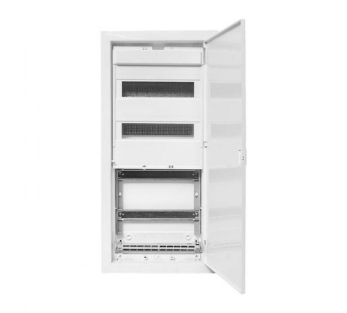 Встраиваемый комбинир. щит "Nova" (2 DIN + 2 МП) 4 габарит 24 мод. с пластиковой дверью IP41  nv-cb-pd-2+2  EKF