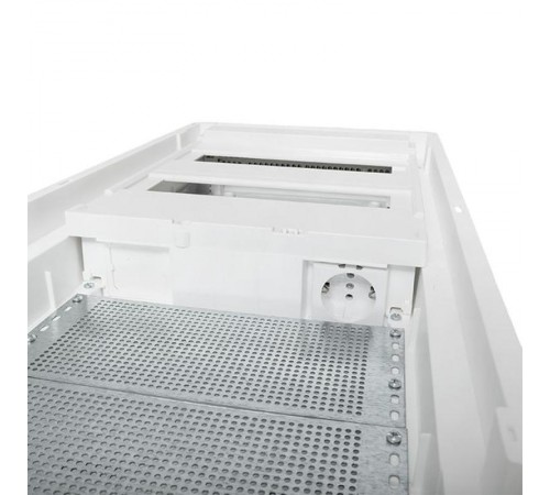 Встраиваемый комбинир. щит "Nova" (2 DIN + 2 МП) 4 габарит 24 мод. с пластиковой дверью IP41  nv-cb-pd-2+2  EKF