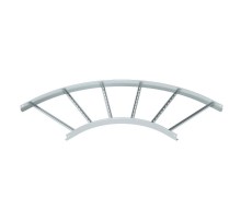 Угловая секция 90° лестничного лотка 60х600 мм R=500 мм (LB 90 660 R5 FS)  6211430  OBO Bettermann