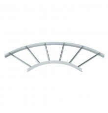 Угловая секция 90° лестничного лотка 60х600 мм R=500 мм (LB 90 660 R5 FS)  6211430  OBO Bettermann