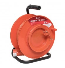 Удлинитель на катушке "Атлант 2.0" 1 гнездо 20м без заземления ПВС 2*0,75 6А/1,3кВт PROxima  UKA02-06-275-1-20  EKF