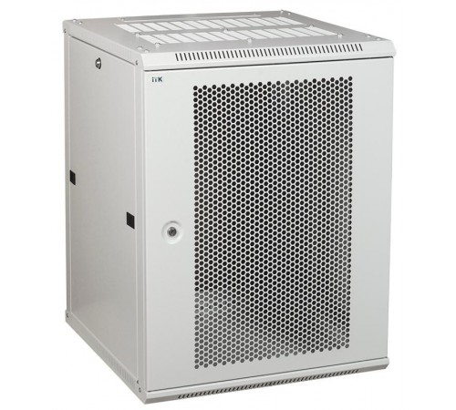 Шкаф LINEA W 6U 600x450 мм дверь перфорированная, RAL7035  LWR3-06U64-PF  ITK