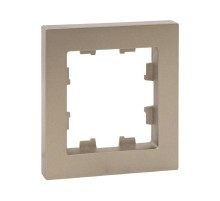 1 - местная рамка, шампань, пластик Эпика  UP1-FPC-01 EKF