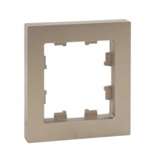 1 - местная рамка, шампань, пластик Эпика  UP1-FPC-01 EKF