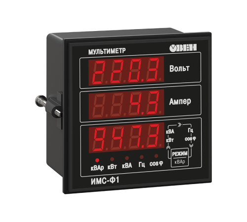Прибор электроизмерительный цифровой (мультиметр) ИМС-Ф1.Щ1  40287  ОВЕН