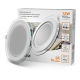 Светильник светодиодный круглый с декоративным стеклом,160х30, O118, 12W 3000K, 900лм  947111112  Gauss