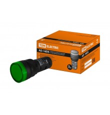 Лампа AD-16DS(LED)матрица d16мм зеленый 110В AC/DC   SQ0702-0068  TDM