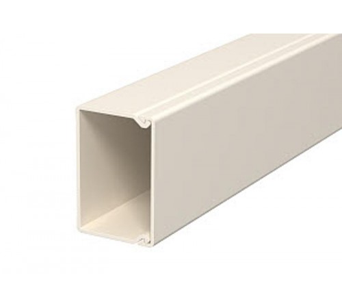 Мини-канал WDK с крышкой 30x45x2000 мм (высота борта 30 мм, крышка 45 мм) ПВХ кремовый RAL 9001  6026869  OBO Bettermann