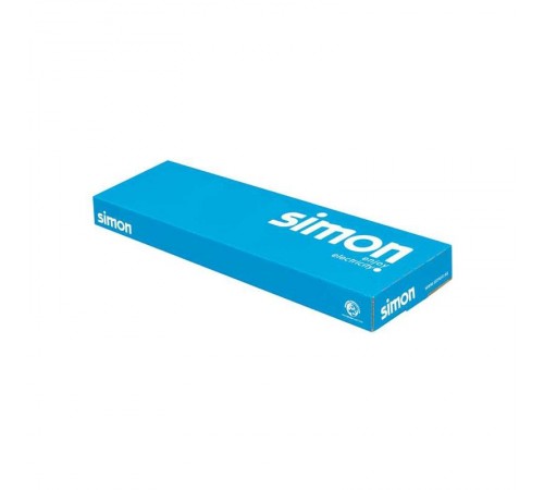 Simon 82 Рамка декоративная, 4 поста, S82 Nature, Стекло, белый-белый  82647-30  Simon