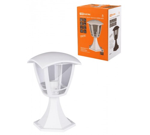 Светильник садово-парковый "СИТИ" НТУ 07-60-001 У1 4-х гранник напольный белый  SQ0330-1314  TDM