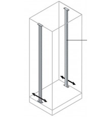 Стойки для фиксации 19 дюймов-рамы или ячеек H=1800мм (2шт)  EM1804  ABB