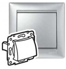 Valena Алюминий Заглушка с выводом кабеля  770147  Legrand