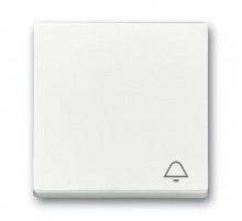 Клавиша для механизма 1-клавишного выключателя, c символом ""ЗВОНОК"" Future/Axcent/Carat/Династия, альп. белый"  2CKA001751A3180  ABB