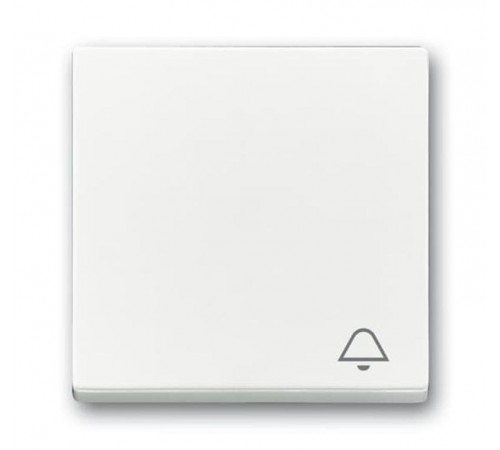 Клавиша для механизма 1-клавишного выключателя, c символом ""ЗВОНОК"" Future/Axcent/Carat/Династия, альп. белый"  2CKA001751A3180  ABB