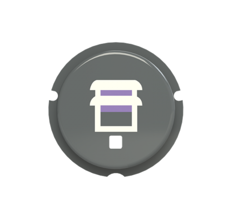 SBB-N2GR Кнопка жалюзи free@home, Zenit, серый  SBB-N2GR   2CLA202620N1402  ABB