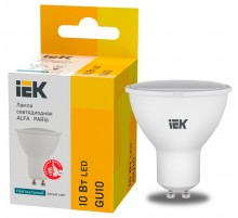 Лампа светодиодная  ALFA PAR16 софит 10Вт 230В 4000К GU10 (6шт)  LLA-PAR16-10-230-4-GU10-6  IEK
