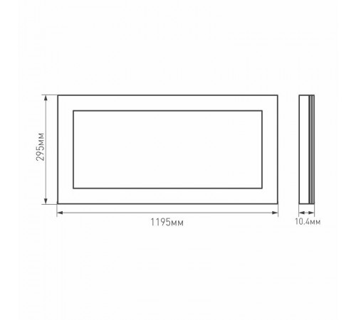 Панель IM-S300x1200-40W Day4000 (WH, 120 deg, 230V) (Arlight, IP40 Металл, 3 года)  023154(2)  Arlight