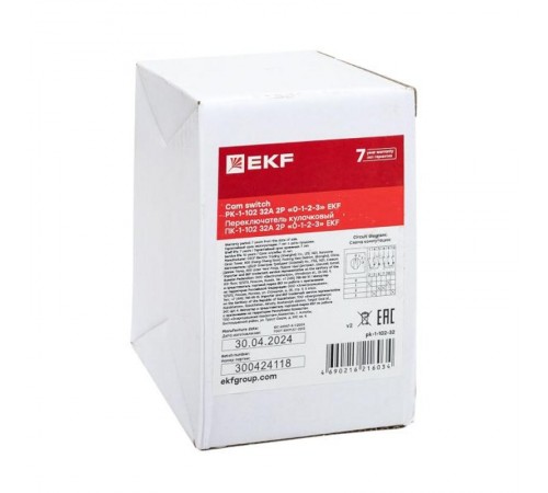 ПК-1-102 32А 2P "0-1-2-3"    pk-1-102-32   EKF 