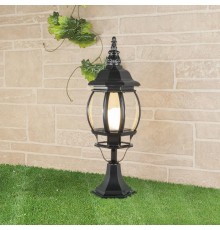 Светильник садово-парковый настенный 1001S черный / 9913-D (GL 1001S)  a034314  Elektrostandard