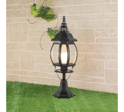 Светильник садово-парковый настенный 1001S черный / 9913-D (GL 1001S)  a034314  Elektrostandard