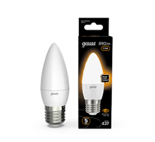 Лампа светодиодная Black LED Свеча E27 9.5W 890lm 3000К  103102110  Gauss