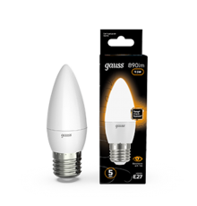 Лампа светодиодная Black LED Свеча E27 9.5W 890lm 3000К  103102110  Gauss