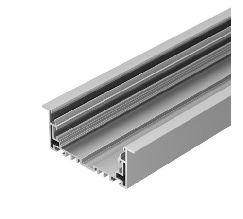 Профиль алюминиевый для светодиодной ленты с экраном S2-LINIA94-F-2500 ANOD+OPAL (ARL, Алюминий)  021178   Arlight