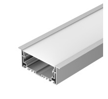Профиль алюминиевый для светодиодной ленты с экраном S2-LINIA94-F-2500 ANOD+OPAL (ARL, Алюминий)  021178   Arlight