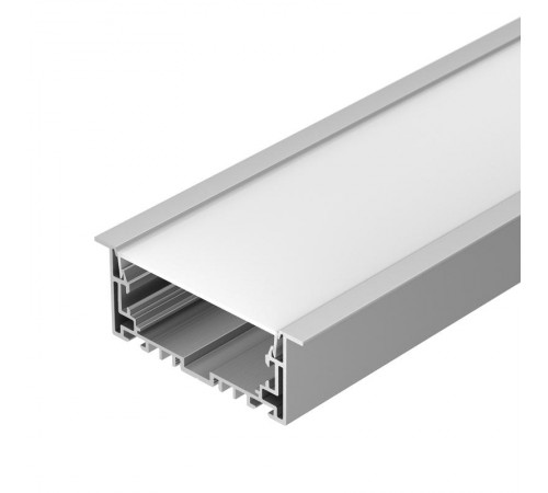 Профиль алюминиевый для светодиодной ленты с экраном S2-LINIA94-F-2500 ANOD+OPAL (ARL, Алюминий)  021178   Arlight