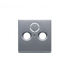 Накладка TV-R-SAT, Imressivo, алюминий  1743-83   2TKA000464G1  ABB