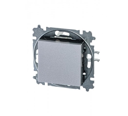 ABB Levit Серебро / дымчатый чёрный Переключатель 1-кл.  3559H-A06445 70W  2CHH590645A6070  ABB