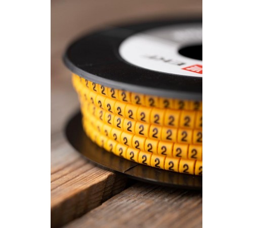 Маркер-кабельный 1,5кв.мм "2" (1000шт.) (ЕС-0) EKF PROxima  plc-KM-1.5-2  EKF